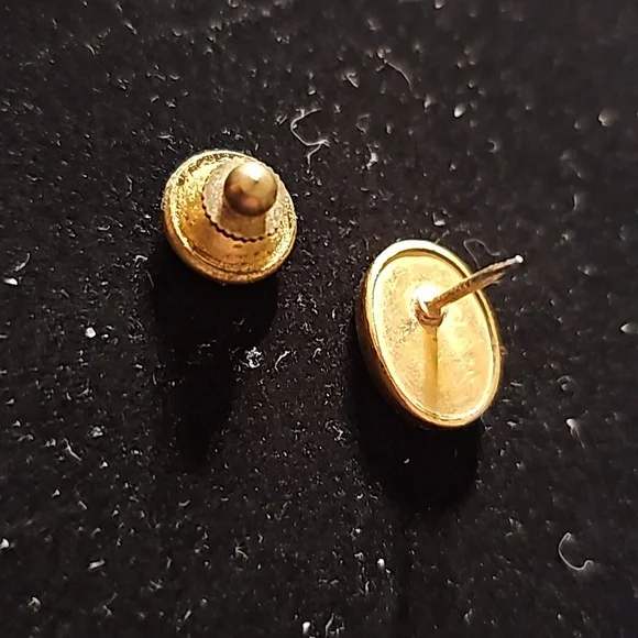 Vintage Natural Green Stone Tie Pin 🎠50 - Picture 3 of 4